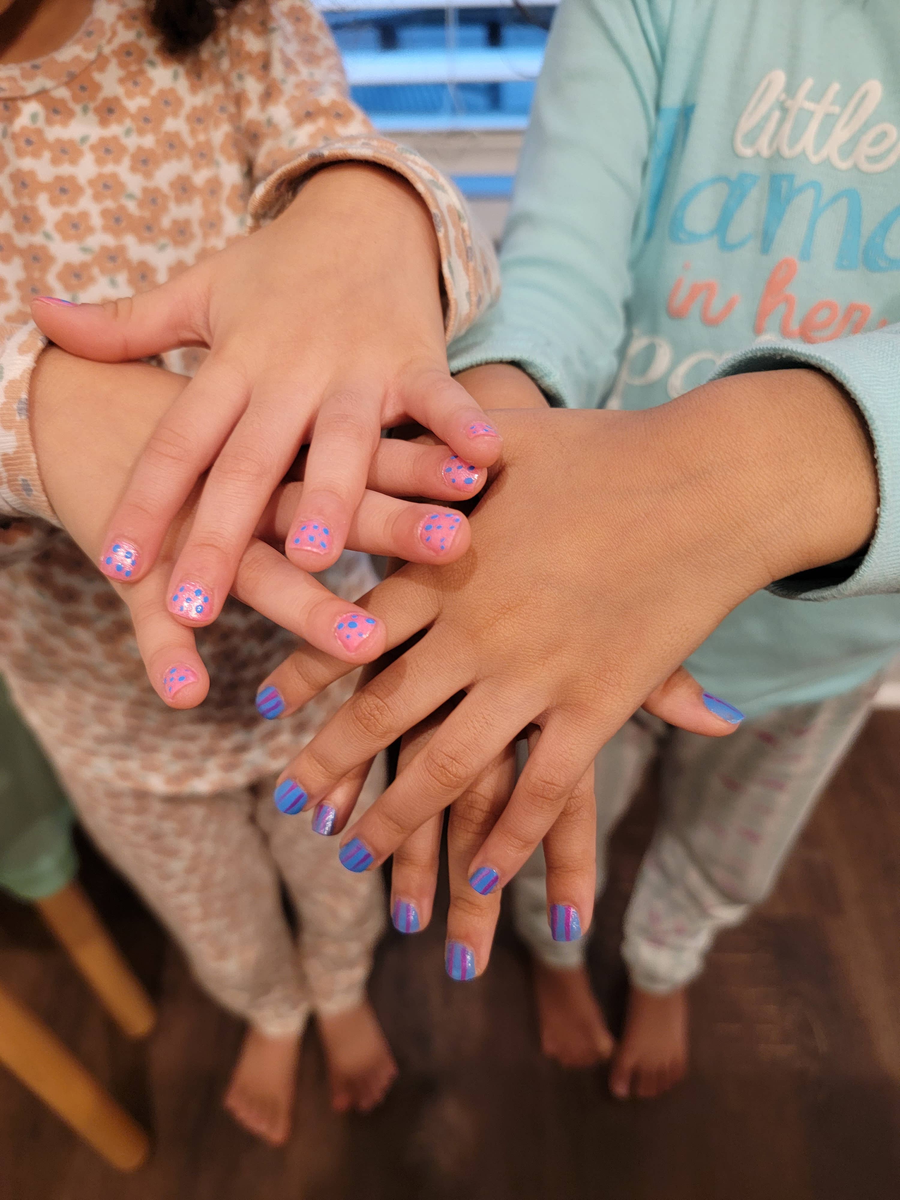 Piggy Paint Non-Toxic Nail Art Kids Nail Stickers - Flower Power