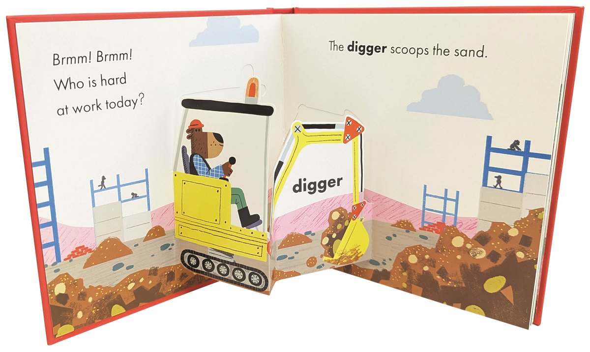 Book - Pop-Up Vehicles: Let's Dig!