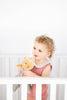 Bear Baby Lovey Snuggle Blanket, UNISEX Organic Cotton Muslin Snuggle Buddy