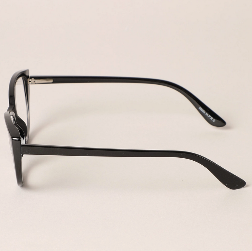 Blue Light Blocker READING GLASSES, ADULT, Cat Eye (CLICK FOR COLOR/POWER OPTIONS)