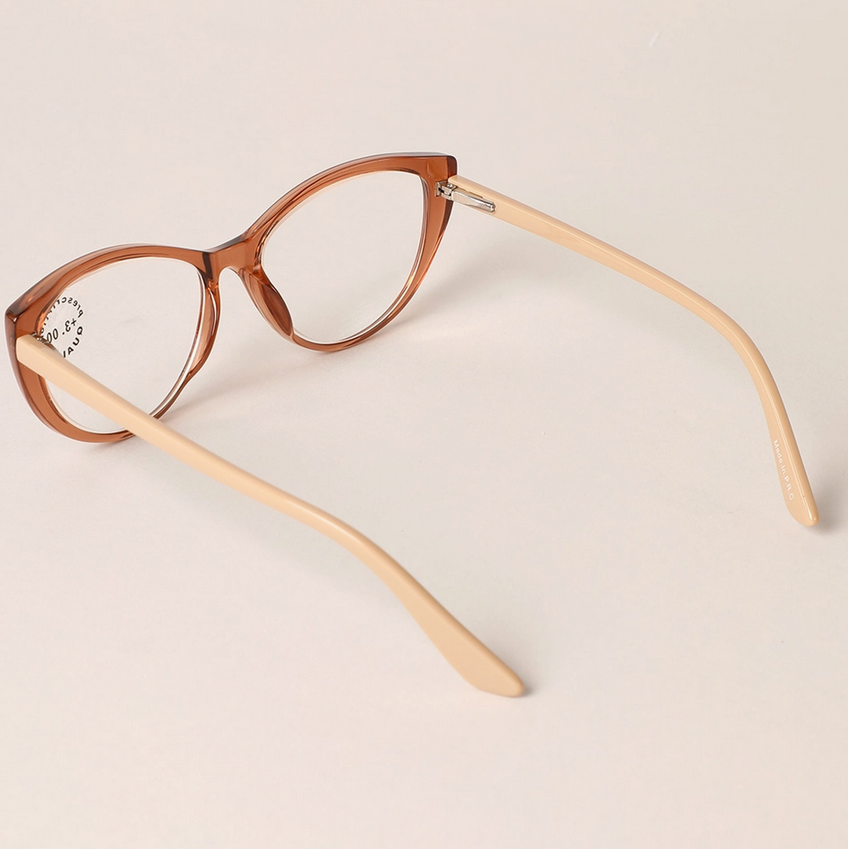 Blue Light Blocker READING GLASSES, ADULT, Cat Eye (CLICK FOR COLOR/POWER OPTIONS)