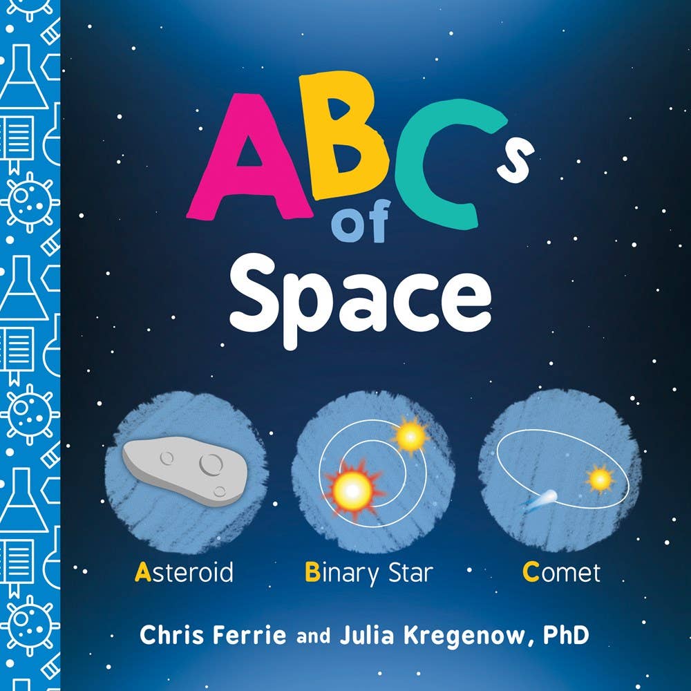 ABCs of Space board book, front cover