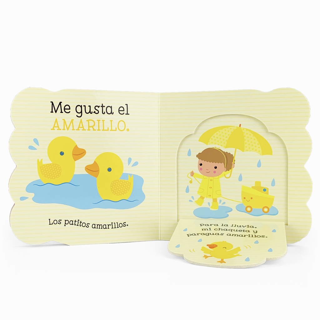 Babies Love Colores Spanish lift-a-flap board book, inside pages