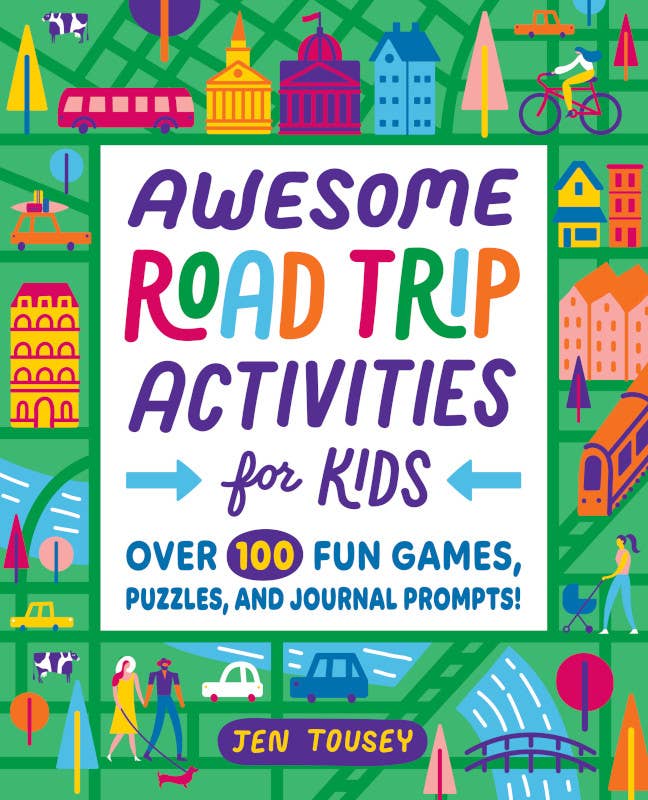 Awesome Road Trip Activities for Kids book, front cover