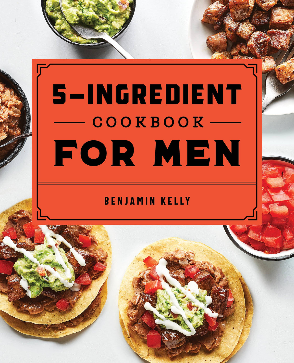 5-Ingredient Cookbook for Men book, cover