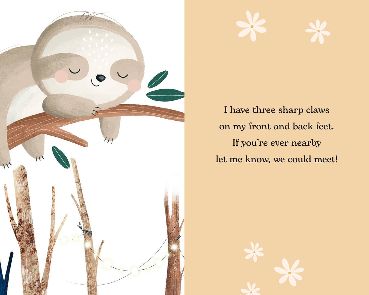 My First Library Baby Animals, Costa the Sloth inside pages