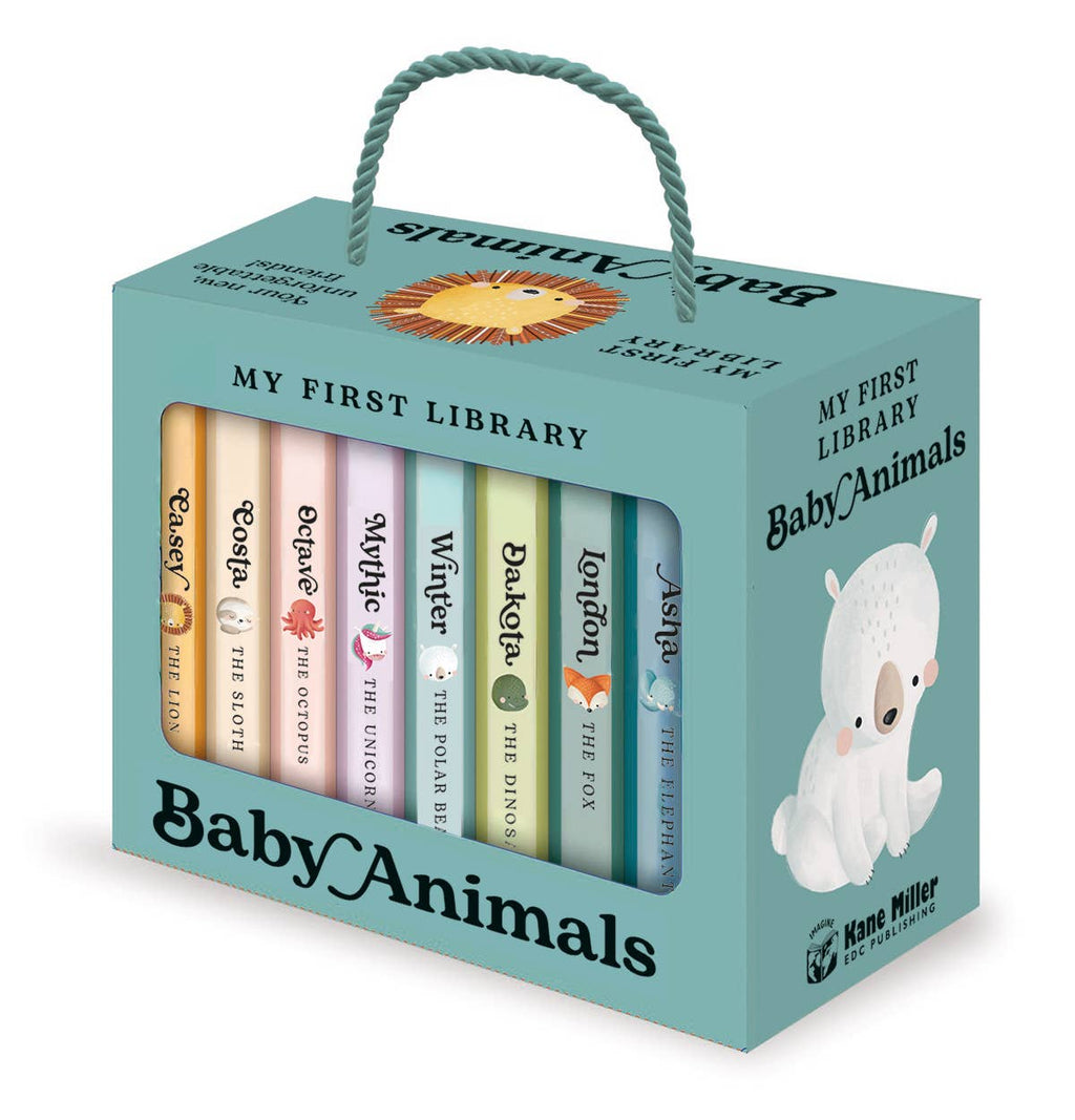 My First Library Baby Animals 8-book set in its carry case