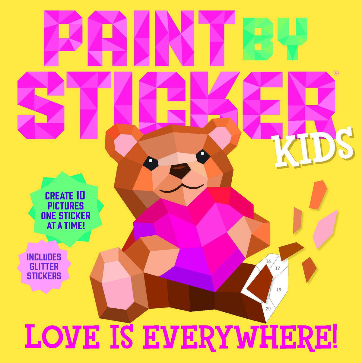 Paint by Sticker Kids Love Is Everywhere activity book, front cover
