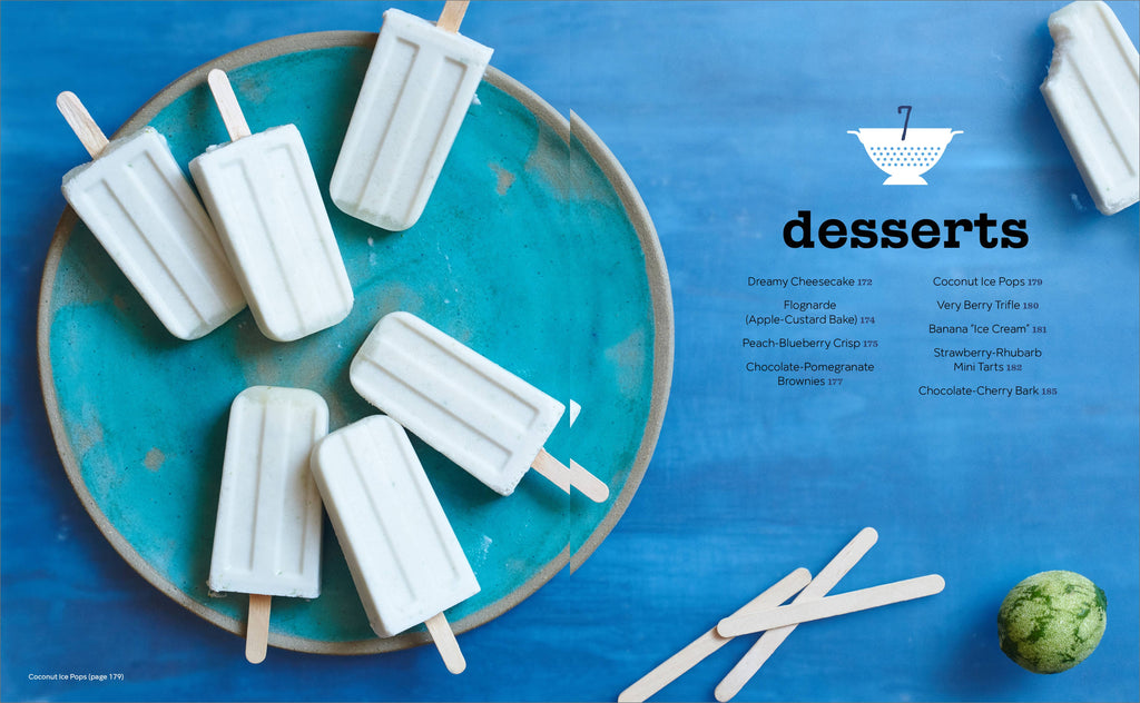 Simple Recipes for a Kid Chef cookbook, desserts pages