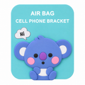 BT21 Koya blue koala silicone phone grip, on its retail card