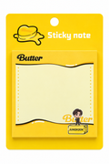 BTS Butter Jungkook sticky notes pad in yellow packaging