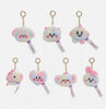 bts designed plush bag charms and plush toys and key rings. Rainbow plush bt21