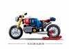 motorcycle building bricks set for kids 8 years to 12 years, display and stand
