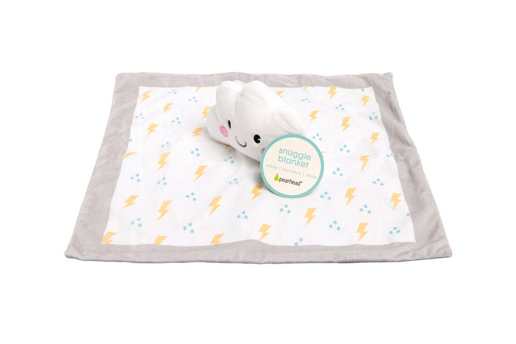 Plush Minky Cloud Lovey Blankie, 12"x12", White
