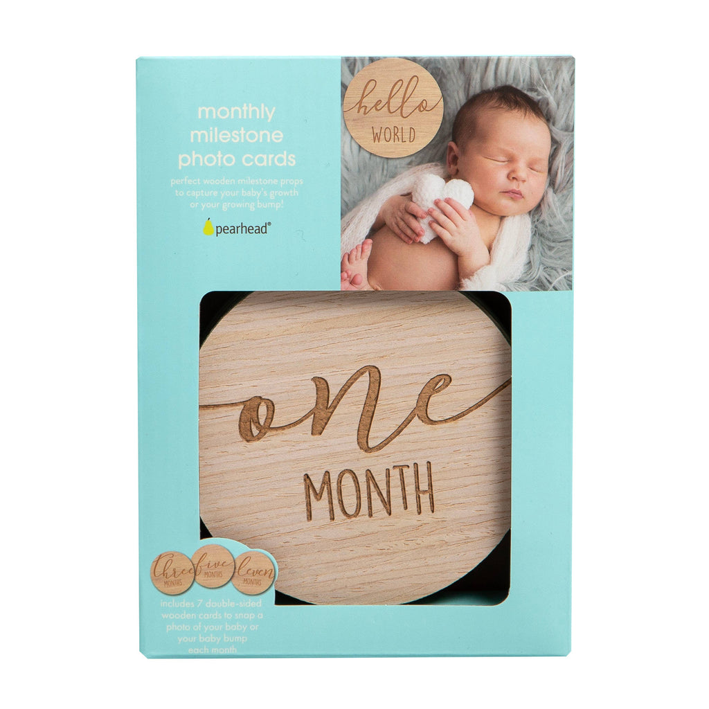 Milestone Wooden Reversible Monthly Photo Prop