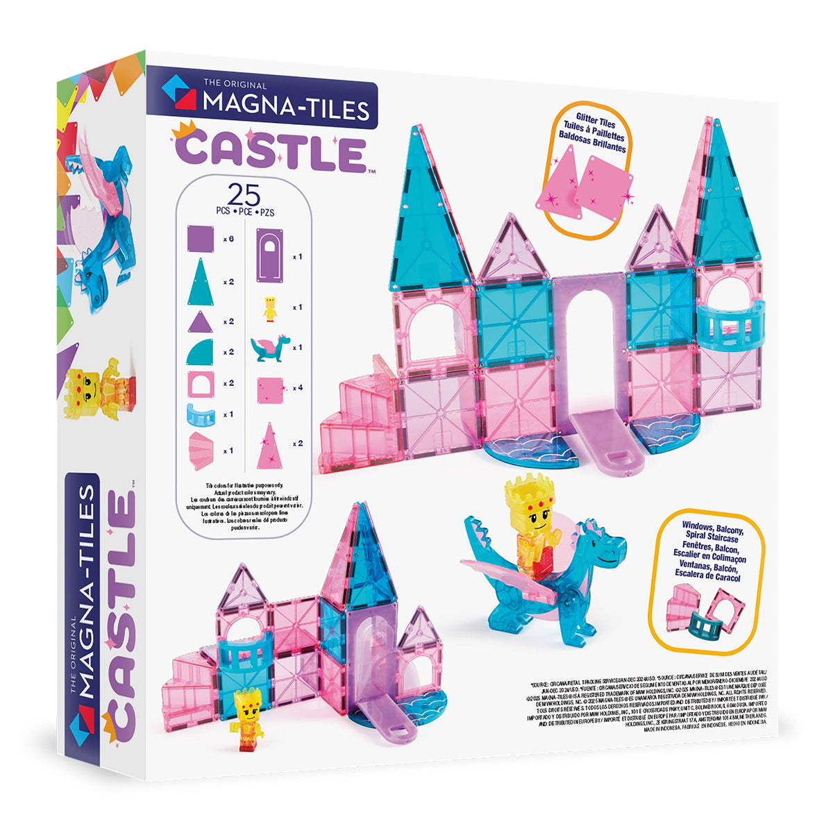 Magna-Tiles Castle 25-Piece Set - view 8