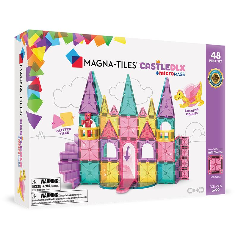 Magna-Tiles Castle Deluxe 48-Piece Set