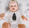 Organic Cotton Snap Bodysuit, Bottle of the House White