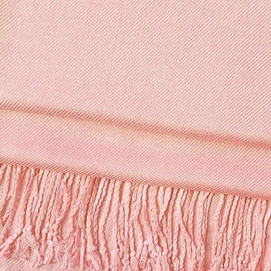 Solid Pashmina Shawl Scarf - Blush Pink