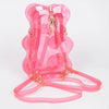 Gummy Teddy Bear Backpack - Transparent Pink