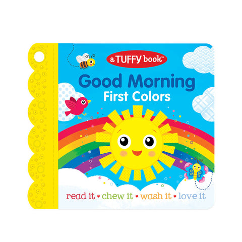 Teething Book - Tuffy Teether Indestructible Book: Good Morning