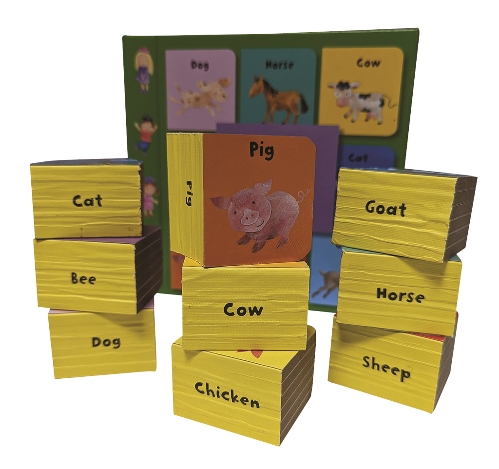 Book - Tiny Mini 9 Board Books Set: My Farm Animal World