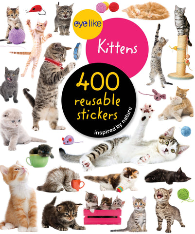 Book - Eyelike Reusable Stickers Activity: Kittens