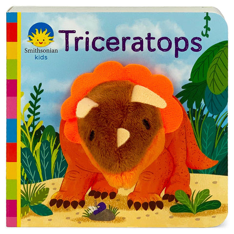 Board Book - Finger Puppet Smithsonian Kids Triceratops