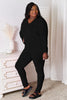 Basic Bae Bamboo Full Size V-Neck Long Sleeve Top and Pants Lounge Set (3 COLOR OPTIONS)