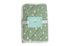 Organic Cotton Travel Changing Mat, Diaper Bag Changing Pad, Sage Green