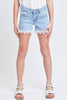 Tween/Teen Girls Guipure Lace Trim Denim Shorts - Light Wash