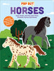 Board Book and Play Set - Pop Out Horses, 4yrs+