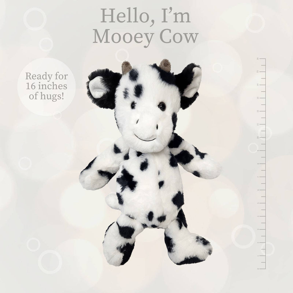 Beverly Hills Teddy Bear Company, World's Softest Plush Lushees 16" - B/W Mooey Cow