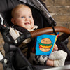 Foodie Baby Crinkle Fabric Stroller Book - Sushi