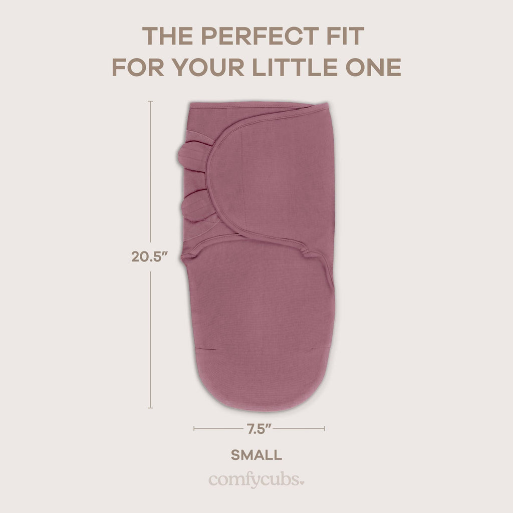 Small easy swaddle size guide, 0-3 months