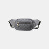 Zenana Quilted Multi Pocket Waist Belt Bag (CLICK FOR COLOR CHOICES)