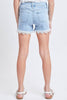 Tween/Teen Girls Guipure Lace Trim Denim Shorts - Light Wash