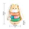 Hape Germany - Bunny Stacker Sensory Toy