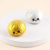 Slow Rise Squishy Sensory Toy -- Metallic Steamed Bao Bun Dumpling Squeeze Squishy Stress Relief Toy
