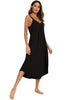 V-Neck Midi Lounge Dress (4 COLOR OPTIONS)