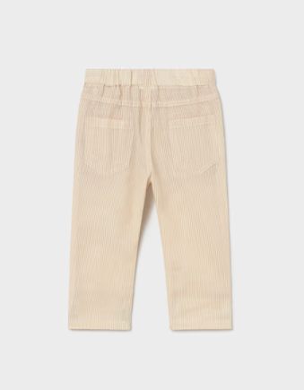 1518 Toddler Boy Seersucker Pants - Mocha Stripe
