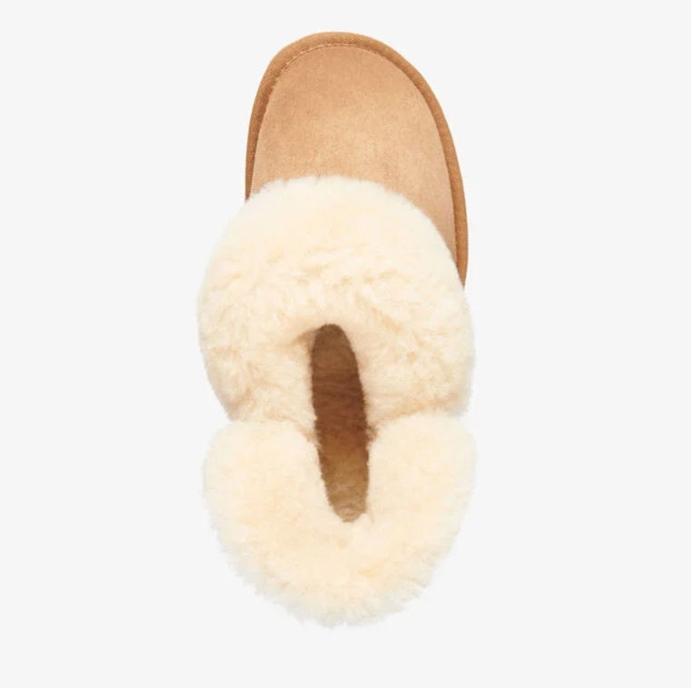 EMU Australia Teen/Adult - Platinum Mintaro Genuine Handcrafted Sheepskin Bootie Slipper, Chestnut