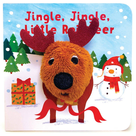 Board Book - Finger Puppet Jingle, Jingle, Little Reindeer