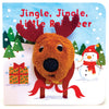 Board Book - Finger Puppet Jingle, Jingle, Little Reindeer