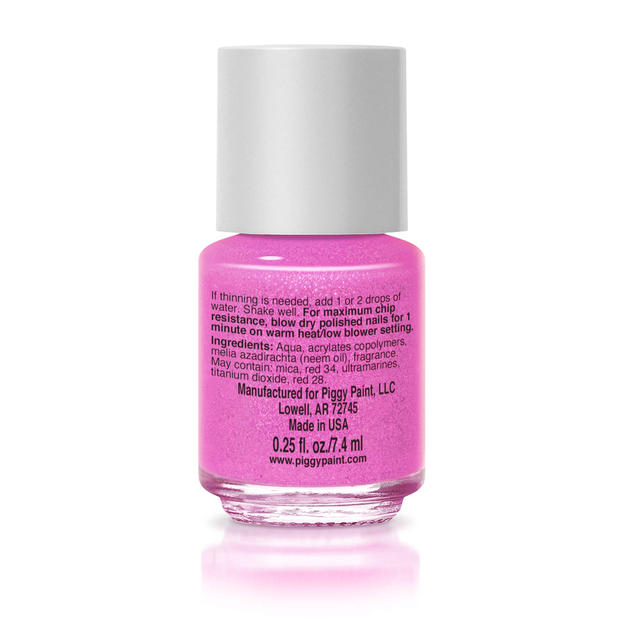 Piggy Paint Non-Toxic Kid-Safe Scented Nail Polish - Sassy Strawberry 🍓