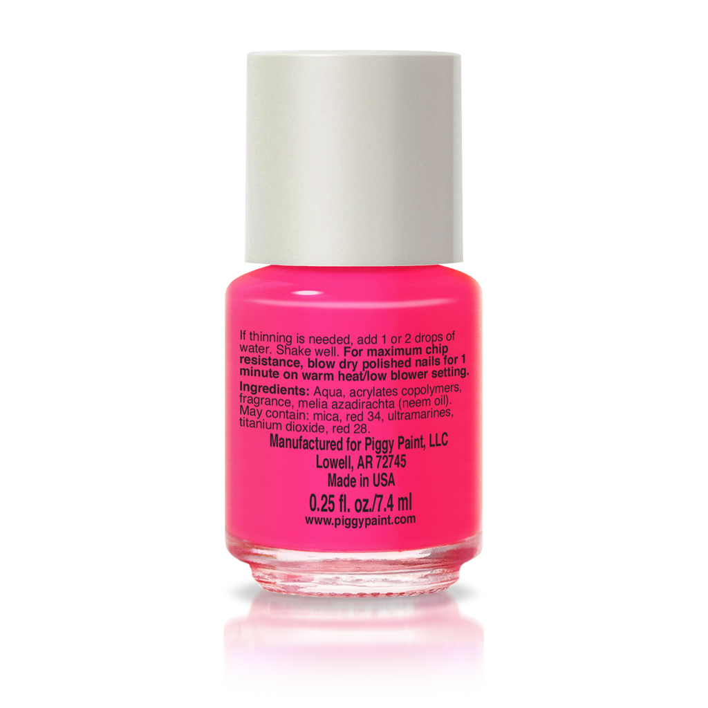 Piggy Paint Non-Toxic Kid-Safe Scented Nail Polish - Rad Raspberry 💖