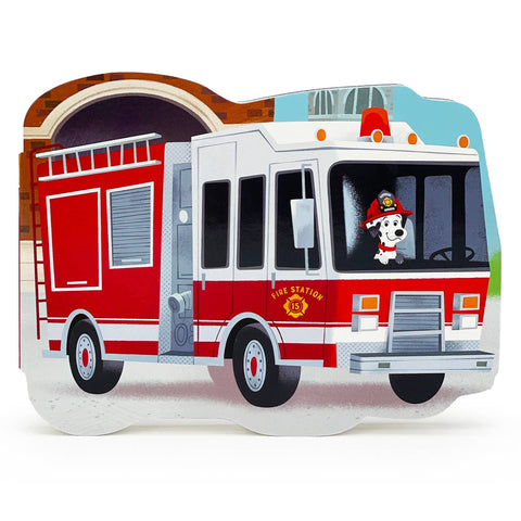 Board Book - How Fire Trucks Work Shaped Board Book