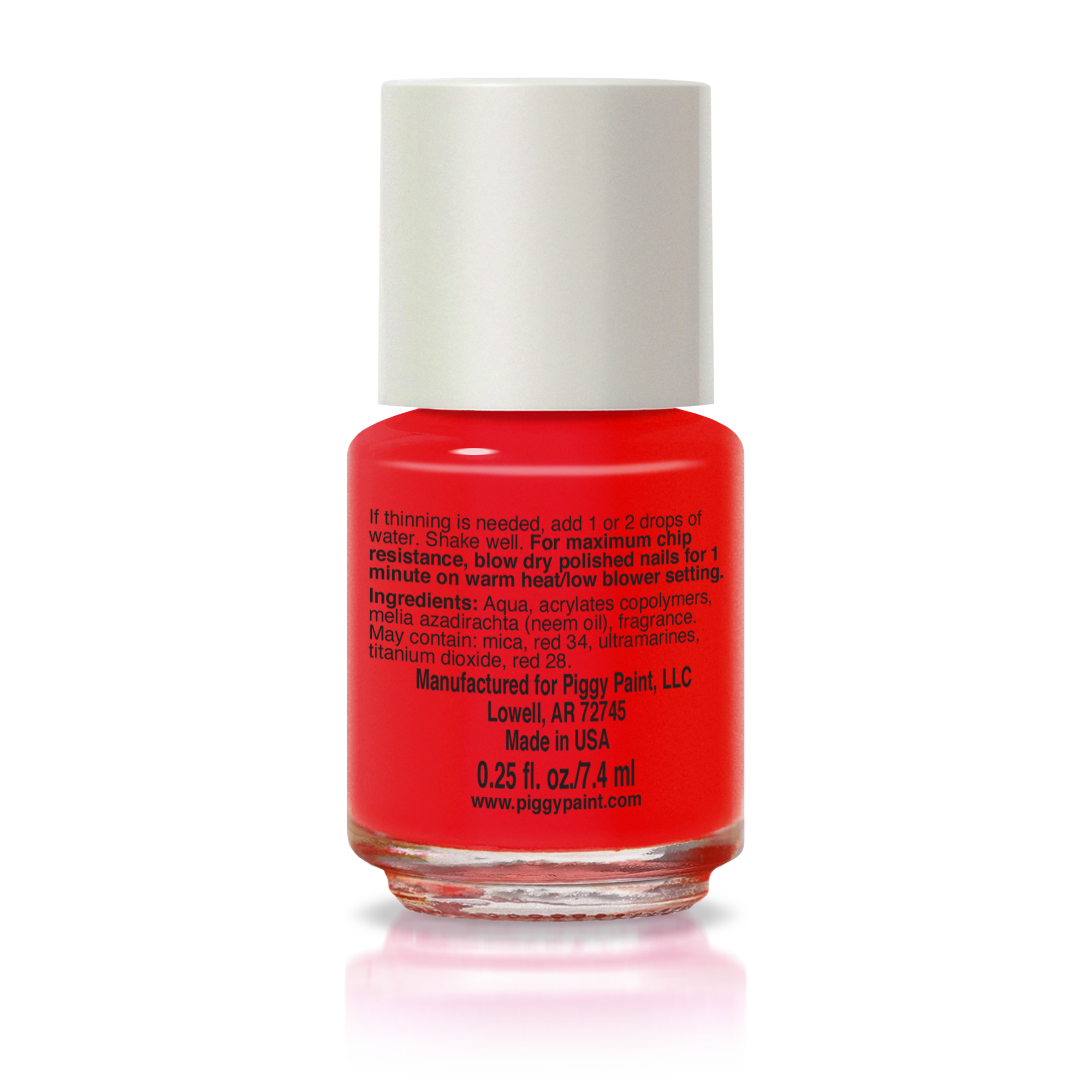 Piggy Paint Scented Non-Toxic Kids Nail Polish 🍉- Wacky Watermelon