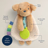 Itzy Friends Soft Toy Sensory Lovey Plush - Puppy