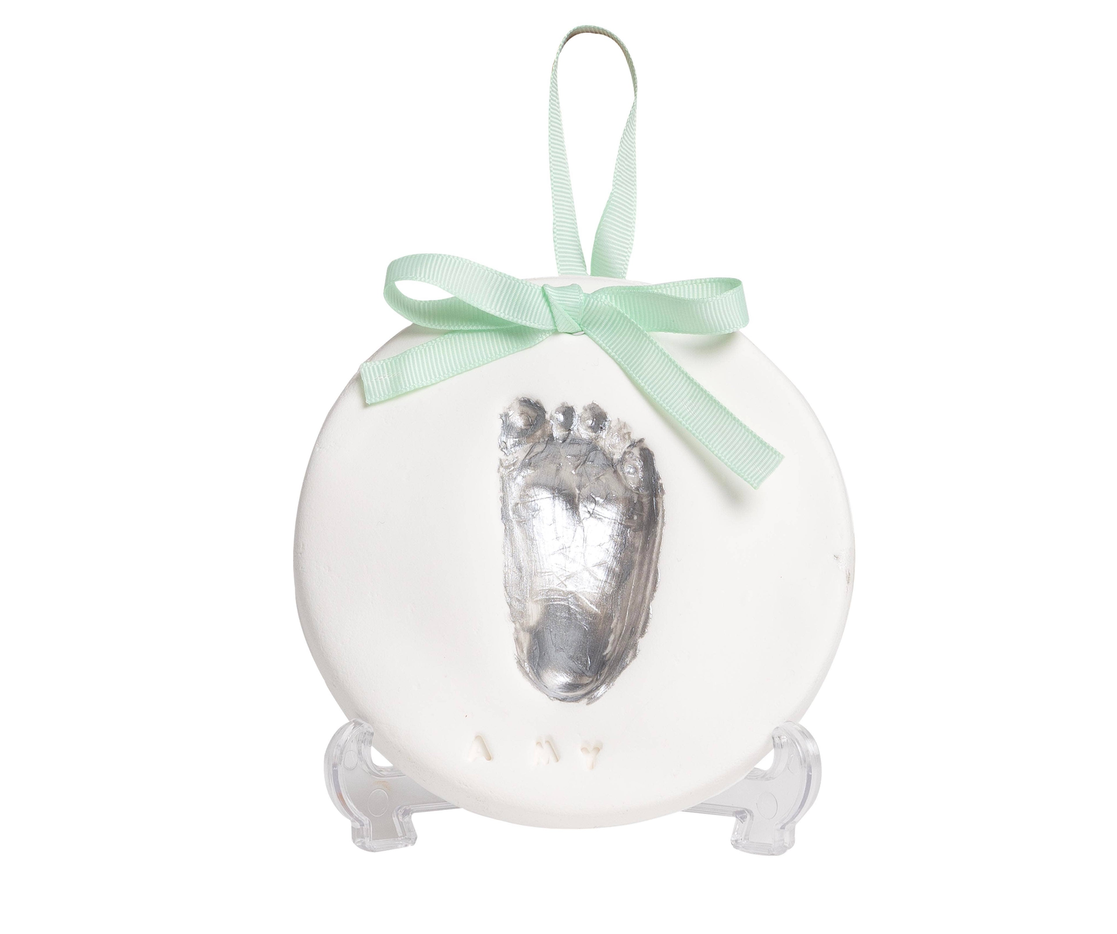 Deluxe No Bake Clay DIY Handprint And Footprint Keepsake